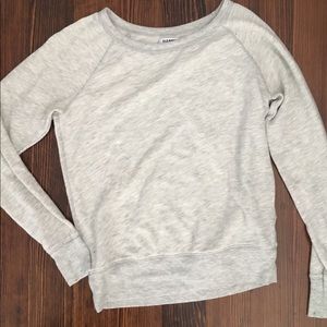 Old Navy Thin Heather Grey Sweatshirt Shirt